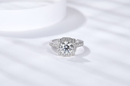 [TW] [#Link 24] 1 Carat Round Cutting S925 Sterling Silver Mossanite