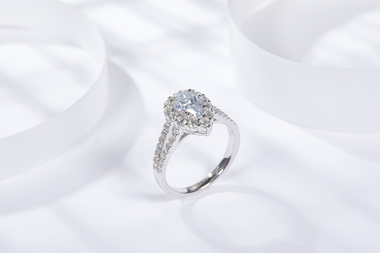 [TW] [#Link 36] 1 Carat Double Band S925 Sterling Silver Moissanite Ring